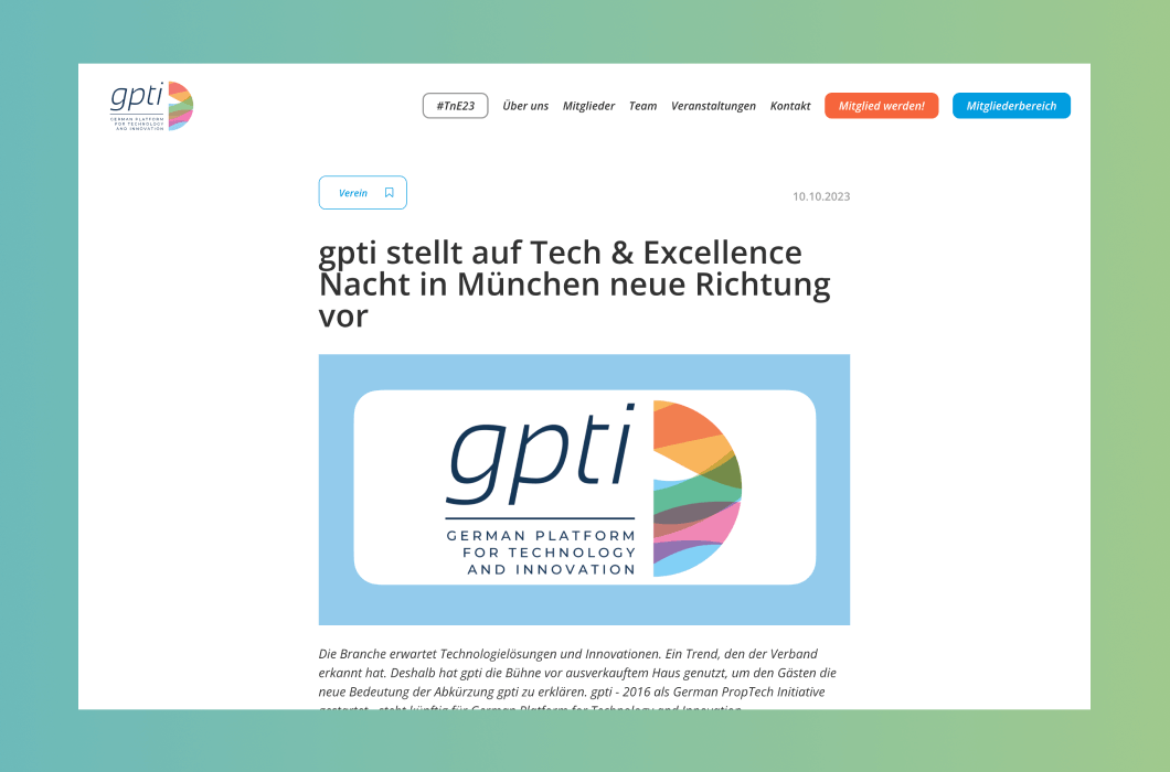 gpti Tech & Excellence Nacht Screenshot